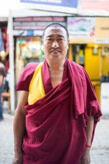 Tibetan Monk in Dharamsala, India