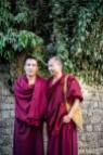 Smiling Tibetan Monks in Dharamsala, India