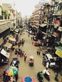 The view over Main Bazaar in Old Dheli, India
