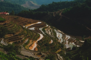 Vietnam hills and landscape