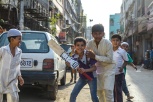 Backstreets boys in Old Delhi, India