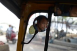 Rikshaw driver, Old Delhi, India