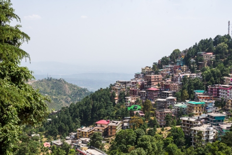 View of Bagsu village, Dharamsala, India