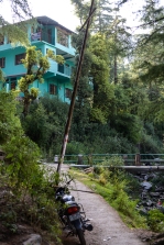 Bhagsu village in Dharamsala, India