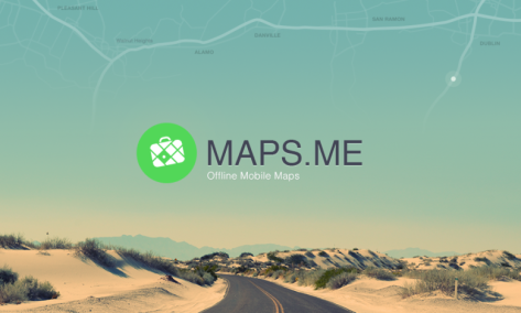 Free offline maps Maps.Me, travel to Asia