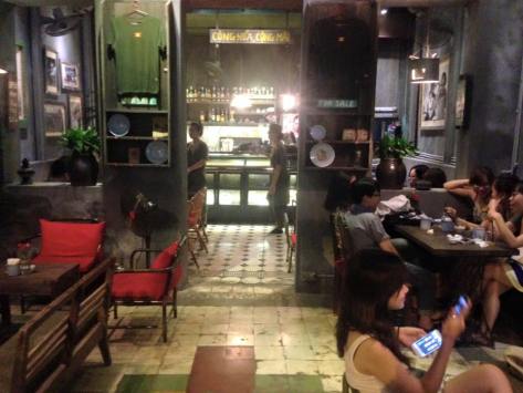 Cong Caphe cafe, travel to Hanoi